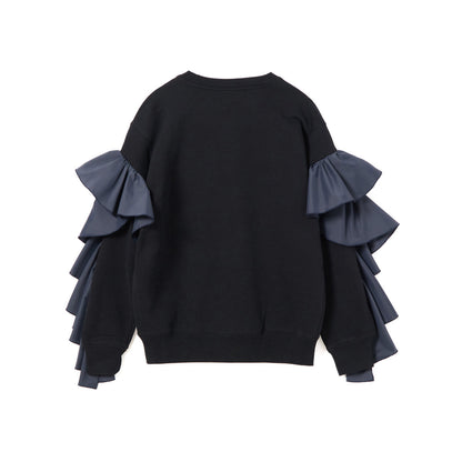 NON TOKYO Frill Sleeve Pullover Sweat  ノントーキョー フリルスリーブ プルオーバースウェット NON-26A-SW9-008【レディース フリルスウェット プルオーバースウェット スウェット トレーナー 26FW】