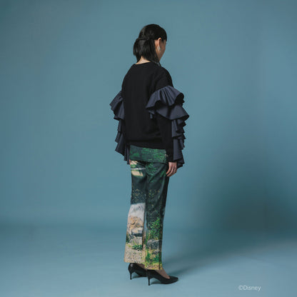 NON TOKYO Frill Sleeve Pullover Sweat  ノントーキョー フリルスリーブ プルオーバースウェット NON-26A-SW9-008【レディース フリルスウェット プルオーバースウェット スウェット トレーナー 26FW】