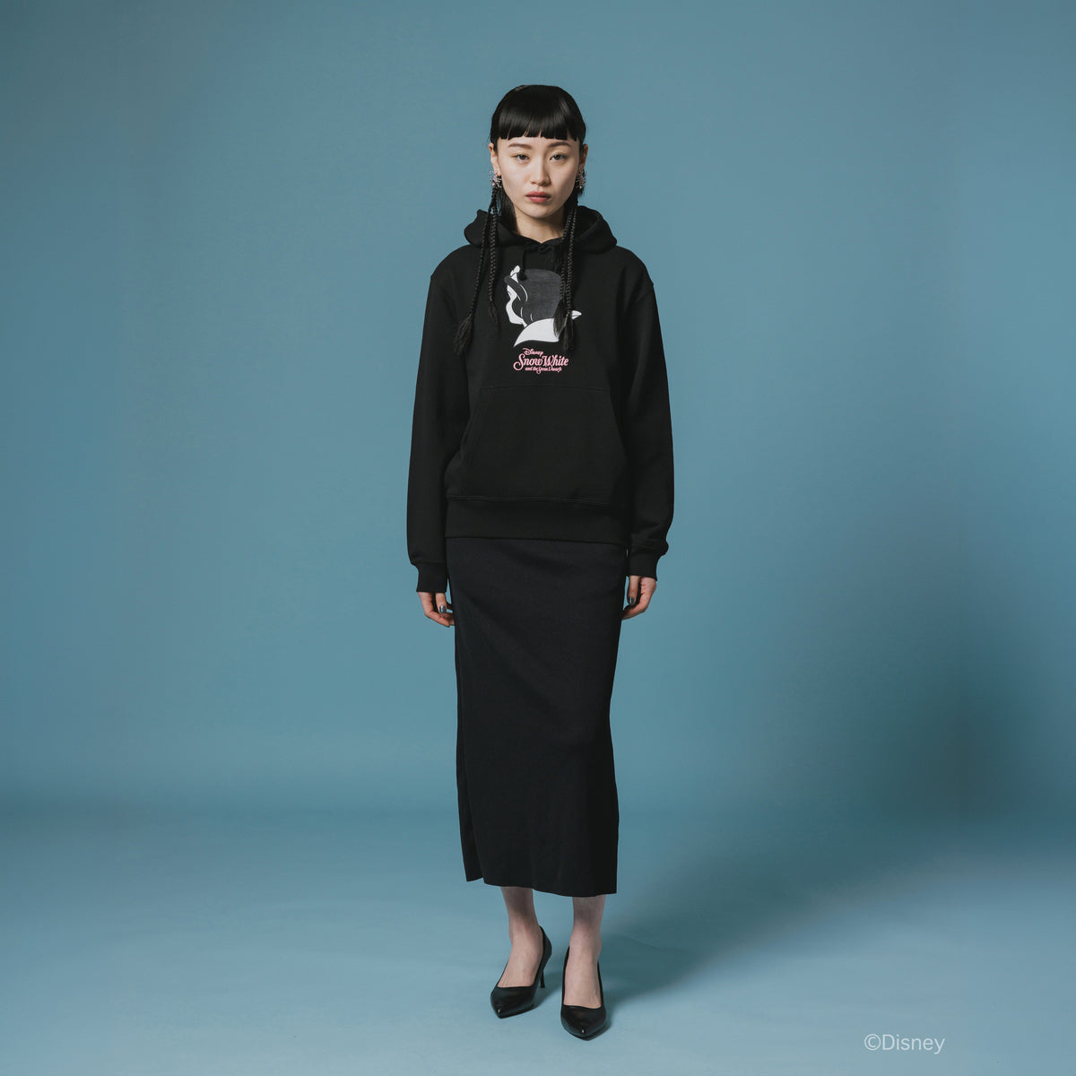 NON TOKYO Print Pullover Parka ノントーキョー プリントプルオーバーパーカー NON-26A-SW9-010【レディース プルオーバーフーディー フーディー パーカー スウェットパーカー 26FW】