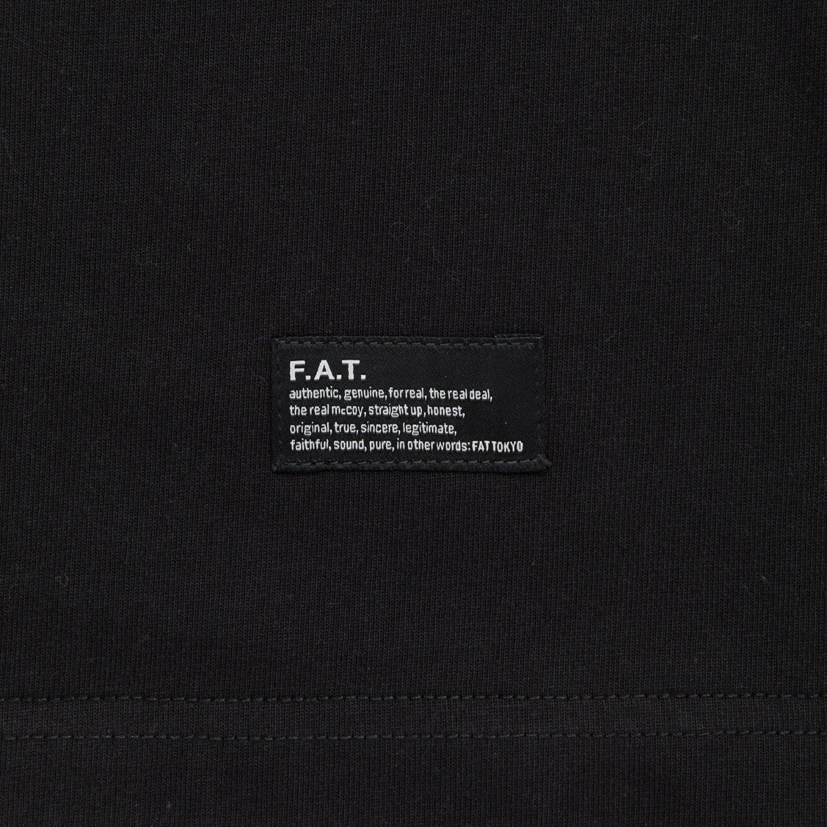 FAT SIGNATee L エフエイティー シグナティー L F32620-CT19【メンズ ロングスリーブカットソー 胸ロゴ刺繍 バックプリント 7oz 天竺 26FW】