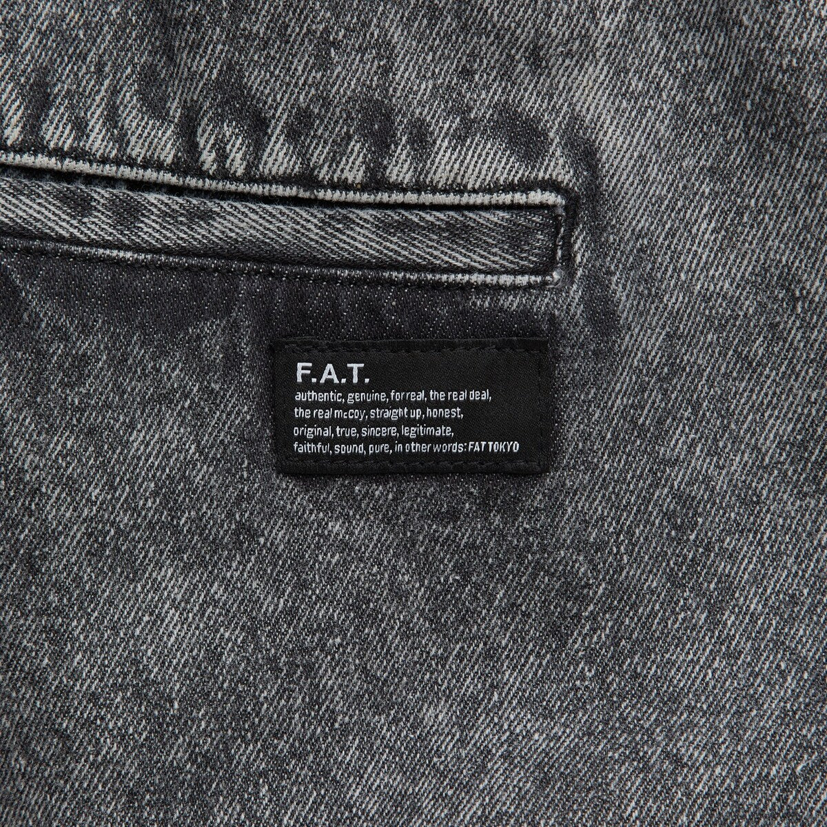 FAT FIELDILITY エフエイティー フィールディリティ F32620-PN12【メンズ カーゴパンツ デニムパンツ ワイドパンツ タックパンツ ケミカルウォッシュ 26FW】