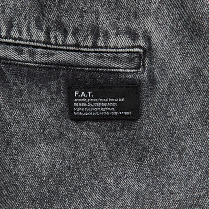 FAT FIELDILITY エフエイティー フィールディリティ F32620-PN12【メンズ カーゴパンツ デニムパンツ ワイドパンツ タックパンツ ケミカルウォッシュ 26FW】