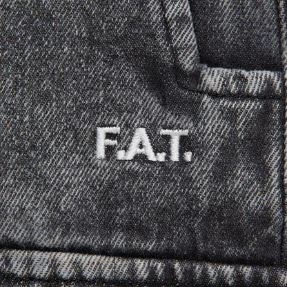 FAT FIELDILITY エフエイティー フィールディリティ F32620-PN12【メンズ カーゴパンツ デニムパンツ ワイドパンツ タックパンツ ケミカルウォッシュ 26FW】
