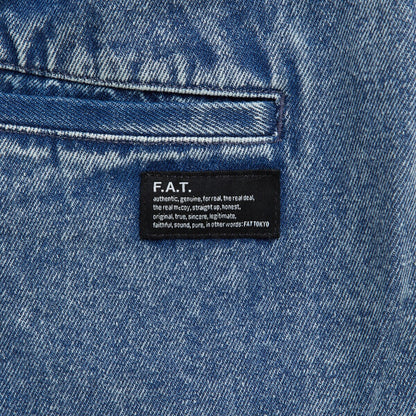 FAT FIELDILITY エフエイティー フィールディリティ F32620-PN12【メンズ カーゴパンツ デニムパンツ ワイドパンツ タックパンツ ケミカルウォッシュ 26FW】