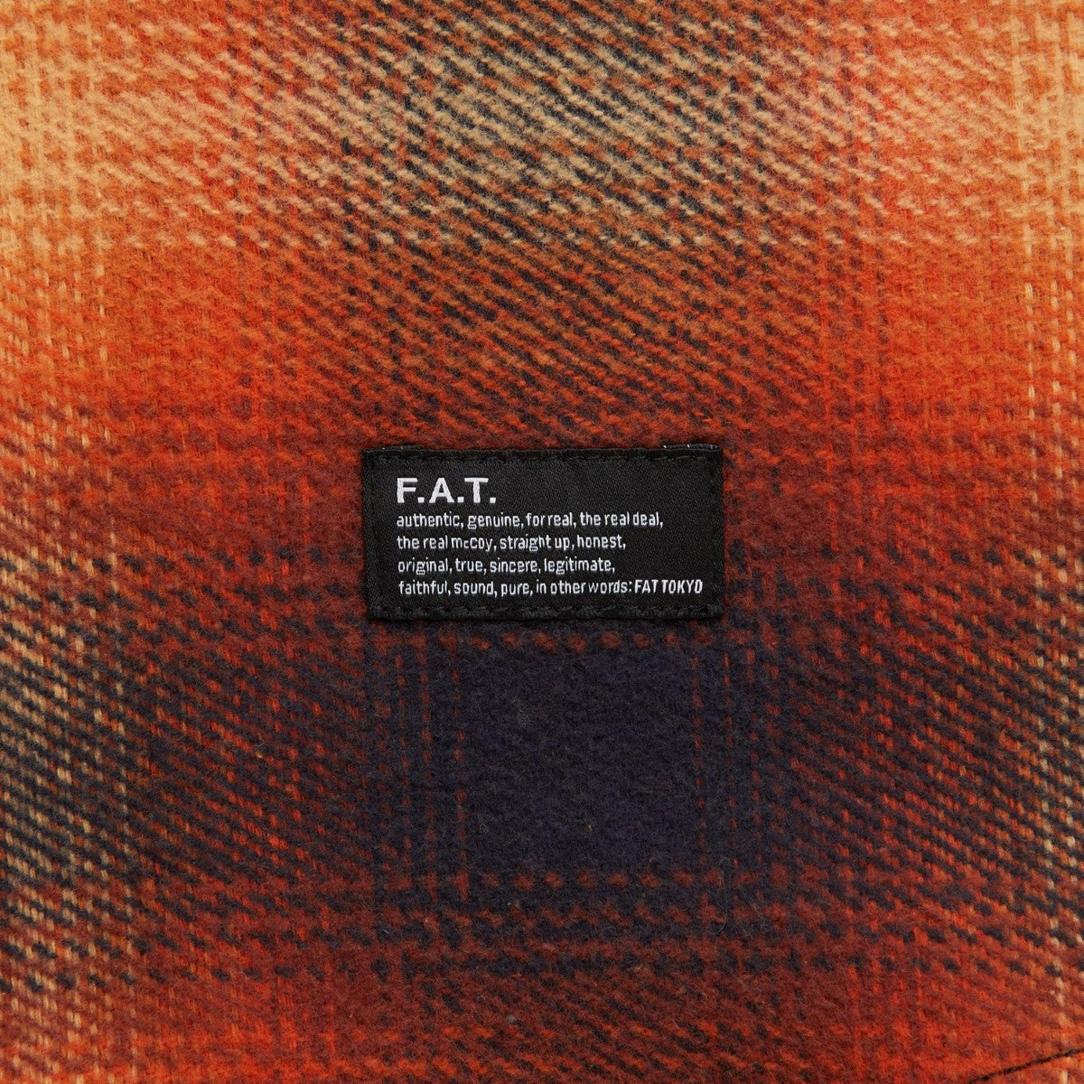 FAT MAC SHADE エフエイティー マック シェード F32620-SH07【メンズ ネルシャツ オンブレチェック 肉厚 ヘビーコットンフランネル ビッグシルエット 26FW】