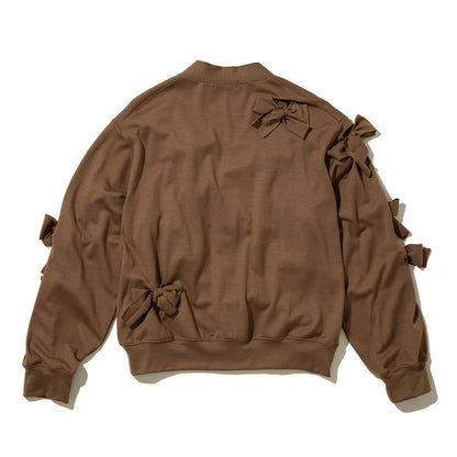 MIYAO RIBBON CARDIGAN ミヤオ リボン カーディガン MFBL-04【レディース トップス リボン カーディガン 26FW】