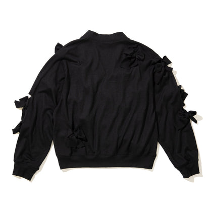 MIYAO RIBBON CARDIGAN ミヤオ リボン カーディガン MFBL-04【レディース トップス リボン カーディガン 26FW】