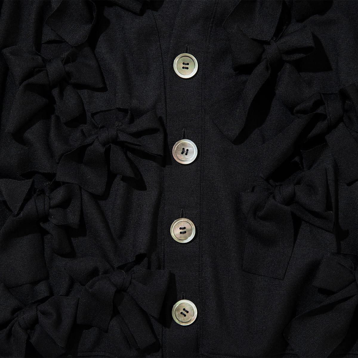 MIYAO RIBBON CARDIGAN ミヤオ リボン カーディガン MFBL-04【レディース トップス リボン カーディガン 26FW】