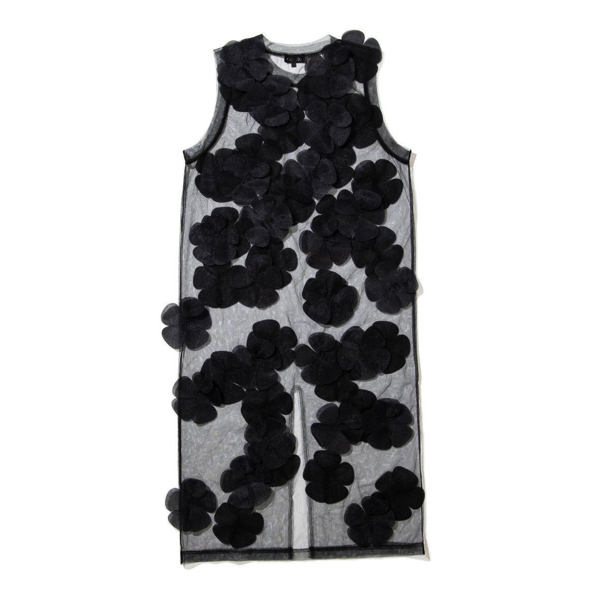 MIYAO Flower Motif Dress ミヤオ フラワーモチーフドレス MFOP-01【レディース ワンピース ロングワンピース シースルー レイヤード 花柄 26FW】