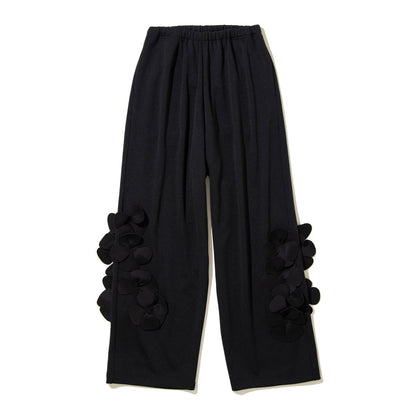 MIYAO Flower Motif Pants ミヤオ フラワーモチーフパンツ MFPT-01【レディース コットン素材 花柄 スウェットパンツ 26FW】