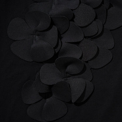 MIYAO Flower Motif Tee ミヤオ フラワーモチーフTシャツ MFTS-01【レディース コットン素材 花柄 Tシャツ 26FW】