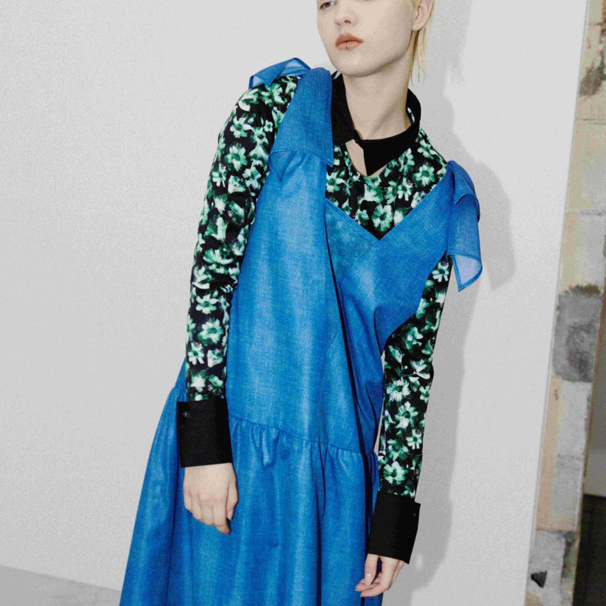 PoI flower print shirts ポィ フラワープリントシャツ 262-CT13【レディース 花柄 シャツ襟 日本製 26FW】