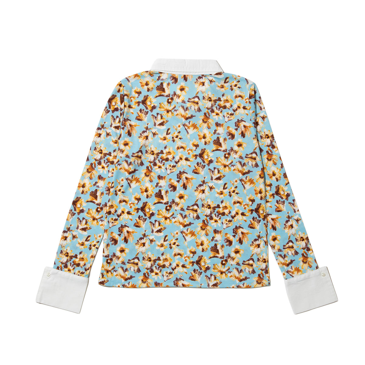 PoI flower print shirts ポィ フラワープリントシャツ 262-CT13【レディース 花柄 シャツ襟 日本製  26FW】