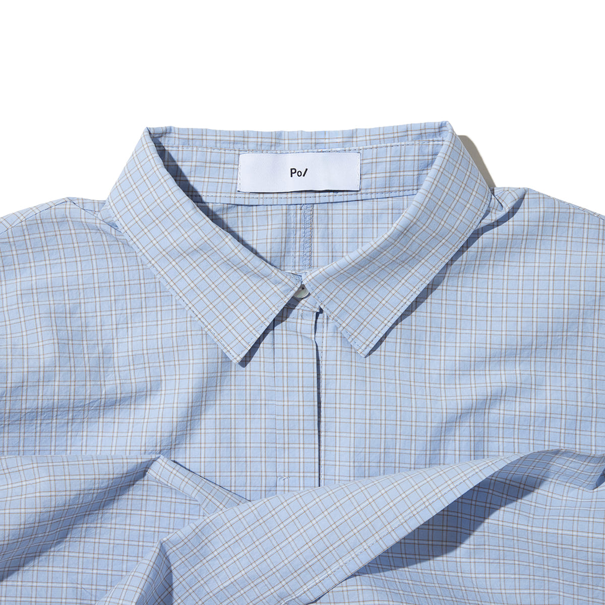 PoI puff sleeve dress shirt ポィ パフスリーブドレスシャツ 262-FD03【レディース シャツワンピース ブラウス調 日本製 26FW】