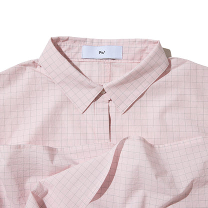 PoI puff sleeve dress shirt ポィ パフスリーブドレスシャツ 262-FD03【レディース シャツワンピース ブラウス調 日本製 26FW】