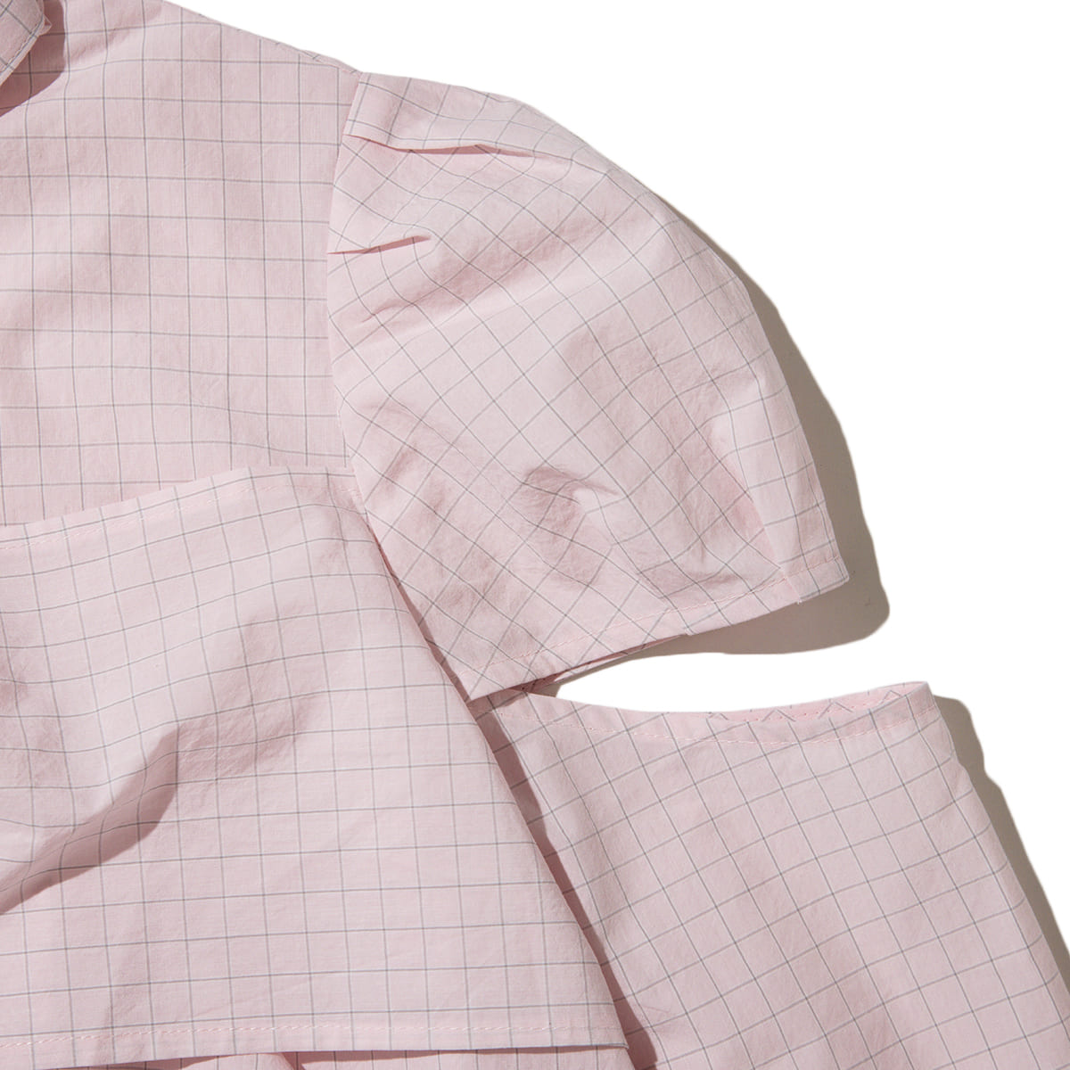 PoI puff sleeve dress shirt ポィ パフスリーブドレスシャツ 262-FD03【レディース シャツワンピース ブラウス調 日本製 26FW】