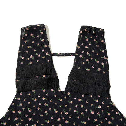 PoI FLOWER JAQUARD DRESS ポィ フラワー ジャカードドレス 262-FD08【レディース ロングワンピース ワンピース 花柄 フリンジ 26FW】