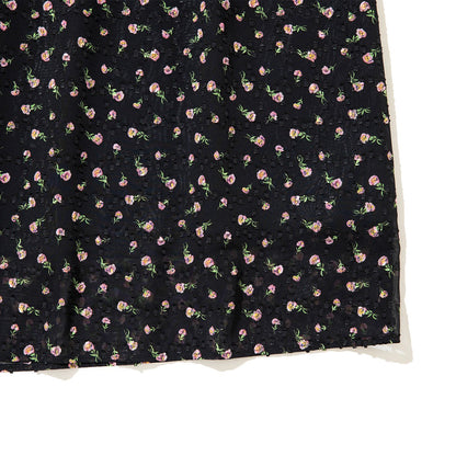 PoI FLOWER JAQUARD DRESS ポィ フラワー ジャカードドレス 262-FD08【レディース ロングワンピース ワンピース 花柄 フリンジ 26FW】