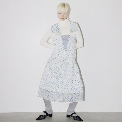PoI FLOWER JAQUARD DRESS ポィ フラワー ジャカードドレス 262-FD08【レディース ロングワンピース ワンピース 花柄 フリンジ 26FW】