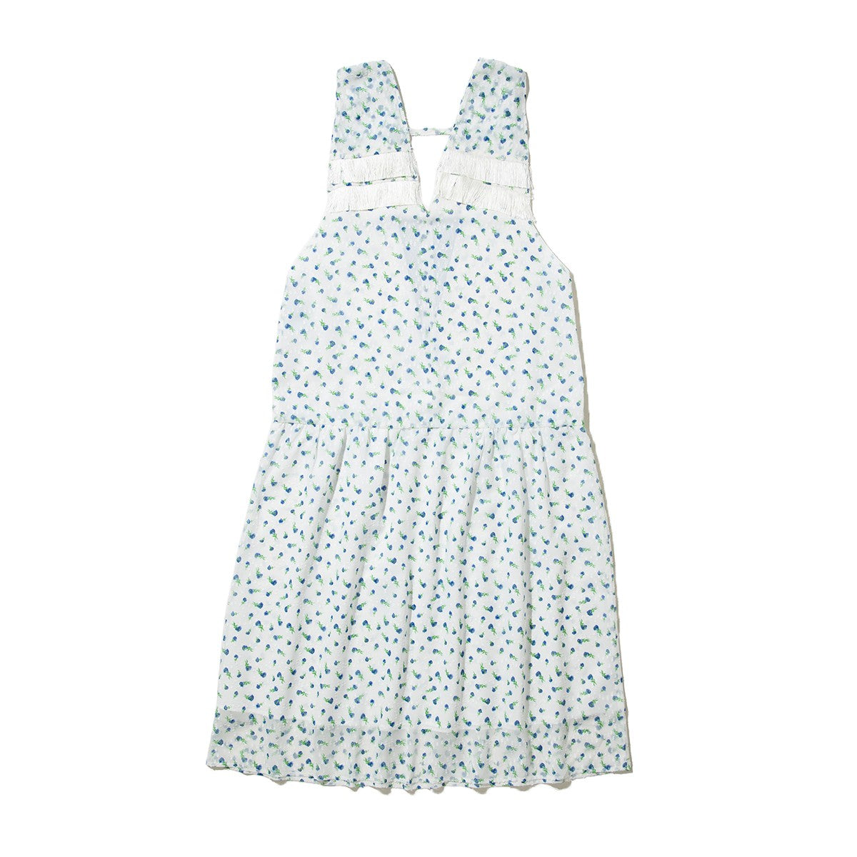 PoI FLOWER JAQUARD DRESS ポィ フラワー ジャカードドレス 262-FD08【レディース ロングワンピース ワンピース 花柄 フリンジ 26FW】