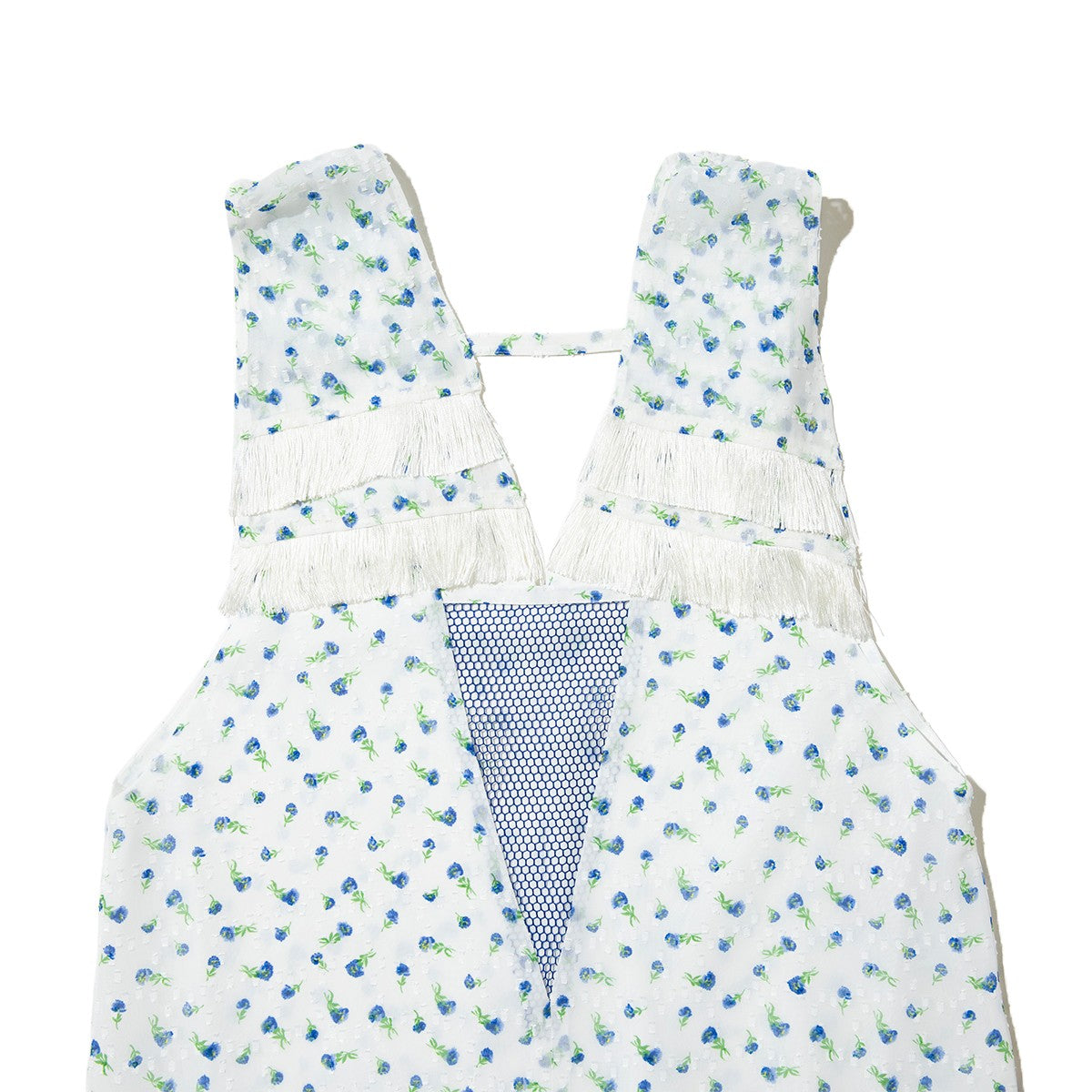 PoI FLOWER JAQUARD DRESS ポィ フラワー ジャカードドレス 262-FD08【レディース ロングワンピース ワンピース 花柄 フリンジ 26FW】