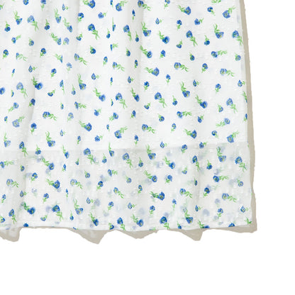 PoI FLOWER JAQUARD DRESS ポィ フラワー ジャカードドレス 262-FD08【レディース ロングワンピース ワンピース 花柄 フリンジ 26FW】