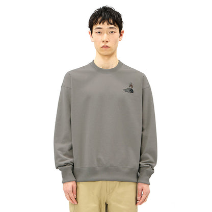 THE NORTH FACE Zoo Picker Crew ザ・ノース・フェイス ズーピッカークルー NT62638【メンズ トレーナー スウェット ロゴプリント アウトドア 長袖 26FW】