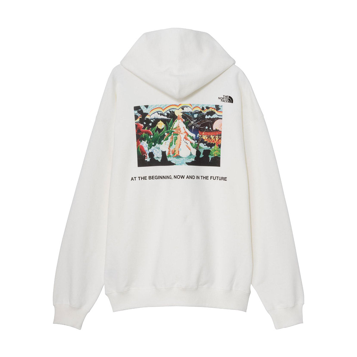THE NORTH FACE 60th Graphic Logo Hoodie ザ・ノース・フェイス 60th グラフィックロゴフーディ NT62642【メンズ スウェットパーカ 60周年 アートワーク バックプリント コットン 裏毛 26FW】