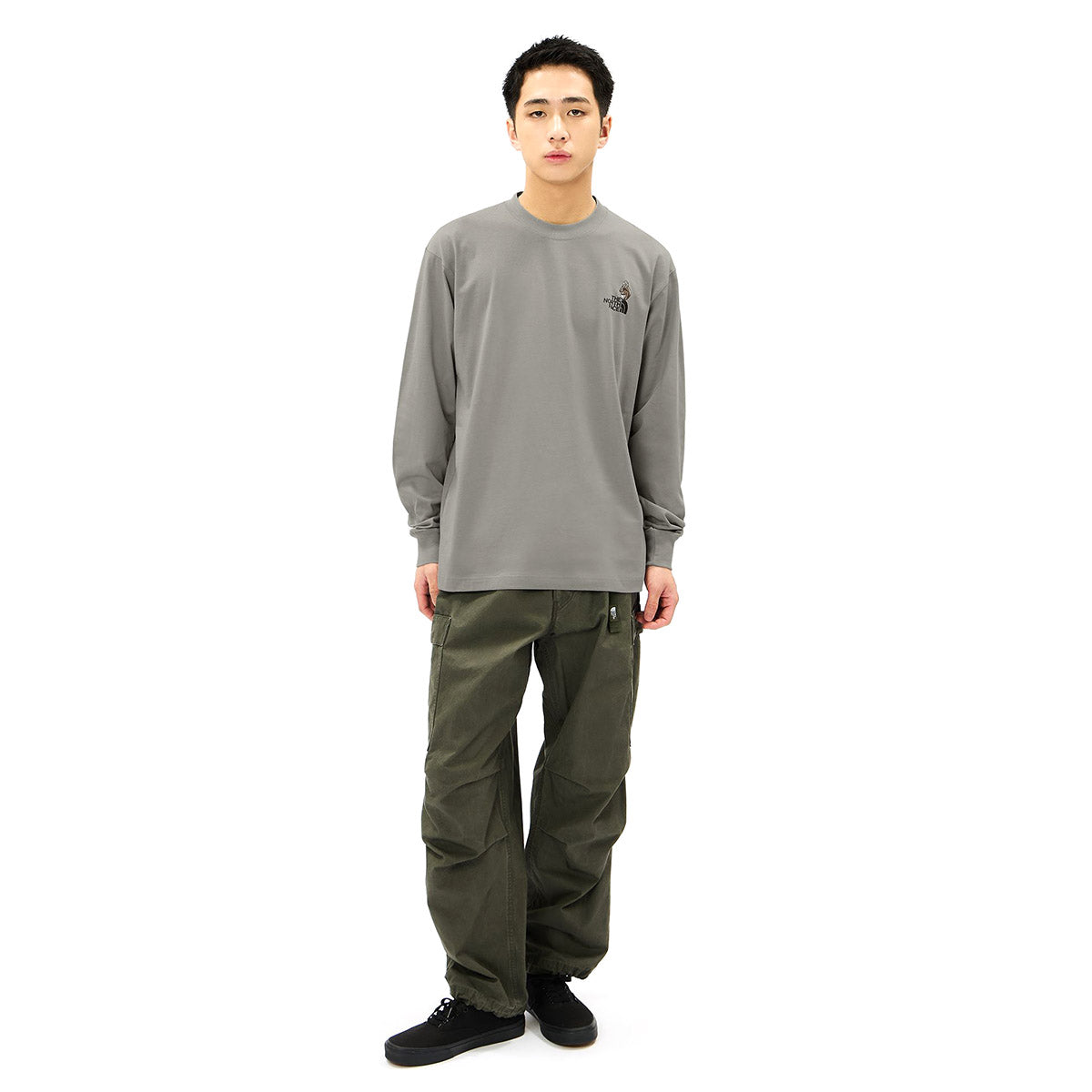 THE NORTH FACE Long Sleeve Flash Dry Zoo Picker T-Shirt ザ・ノース・フェイス ロングスリーブフラッシュドライズーピッカーティー NT82645【メンズ クルーネック 長袖Tシャツ カジュアル ライフスタイル アウトドア 26FW】