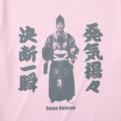WAYP MUSIC 木村庄之助 決断一瞬 Tee ウェイプ ミュージック キムラショウノスケ ケツダンイッシュン ティー 2-20015【メンズ 半袖Tシャツ グラフィックデザイン 前面プリント コラボ商品 26FW】