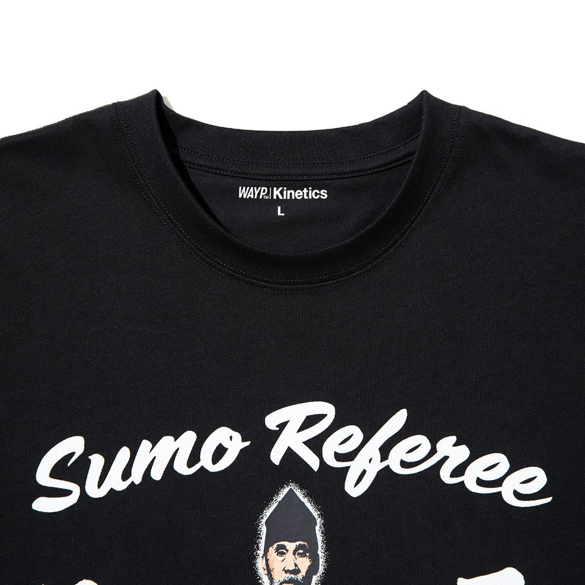 WAYP MUSIC 木村庄之助 Tee ウェイプ ミュージック キムラショウノスケ ティー 2-20016【メンズ 半袖Tシャツ 前面プリント グラフィック ストリート コラボ商品 26FW】