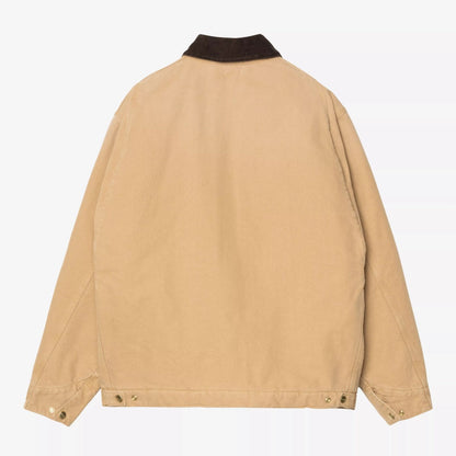 Carhartt WIP OG Detroit Jacket カーハートワークインプログレス オージー デトロイト ジャケット I0356143WQ4O26FW【メンズ ルーズフィット チョークウォッシュ加工 ジップポケット 保温性 26FW】