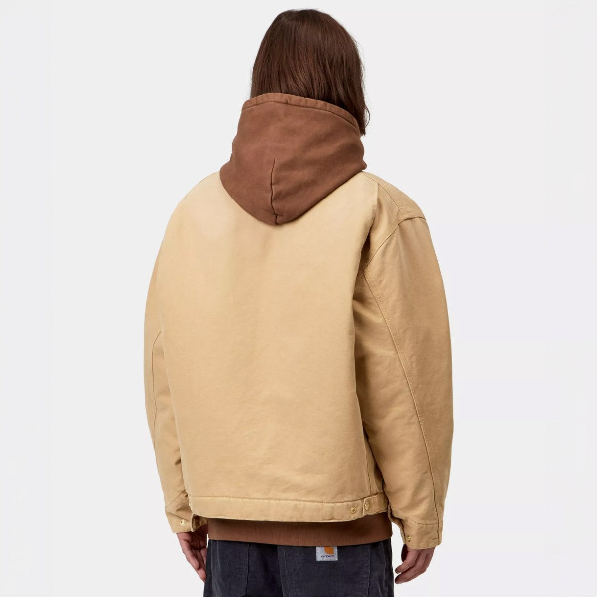 Carhartt WIP OG Detroit Jacket カーハートワークインプログレス オージー デトロイト ジャケット I0356143WQ4O26FW【メンズ ルーズフィット チョークウォッシュ加工 ジップポケット 保温性 26FW】