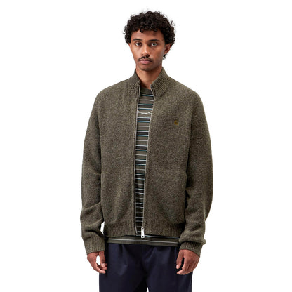 Carhartt WIP Curtis SweaterJacket カーハートワークインプログレス カーティス セーター ジャケット I037033【メンズ ニットジャケット リブニット ミッドウェイト 2WAYジップ 26FW】