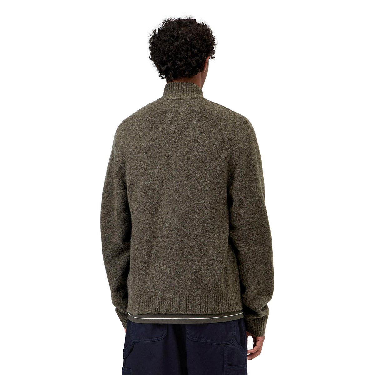 Carhartt WIP Curtis SweaterJacket カーハートワークインプログレス カーティス セーター ジャケット I037033【メンズ ニットジャケット リブニット ミッドウェイト 2WAYジップ 26FW】