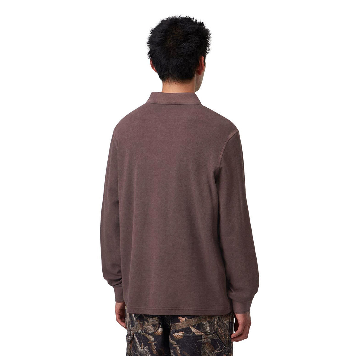 Carhartt WIP L/S Waffle Rugby Shirt カーハートワークインプログレス ロングスリーブ ワッフル ラグビーシャツ I037043【メンズ 長袖 ルーズフィット カジュアル デイリーユース 26FW】