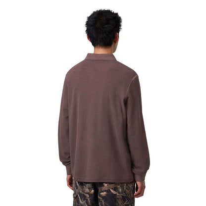 Carhartt WIP L/S Waffle Rugby Shirt カーハートワークインプログレス ロングスリーブ ワッフル ラグビーシャツ I037043【メンズ 長袖 ルーズフィット カジュアル デイリーユース 26FW】