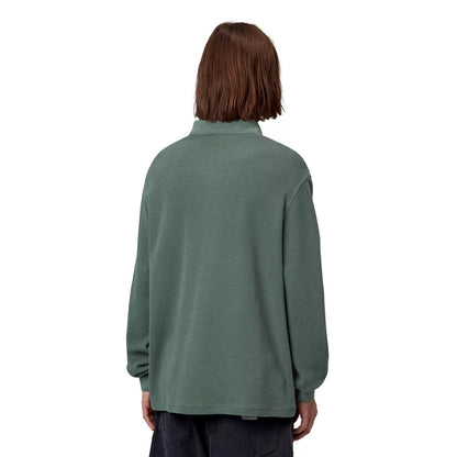 Carhartt WIP L/S Waffle Rugby Shirt カーハートワークインプログレス ロングスリーブ ワッフル ラグビーシャツ I037043【メンズ 長袖 ルーズフィット カジュアル デイリーユース 26FW】