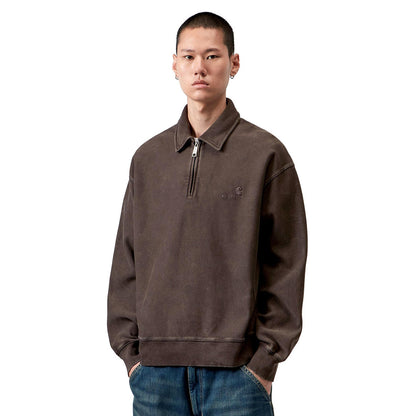 Carhartt WIP Lambert Polo Sweat カーハートワークインプログレス ランバート ポロ スウェット I037105【メンズ ハーフジップスウェット ポロスウェット スウェットシャツ 26FW】