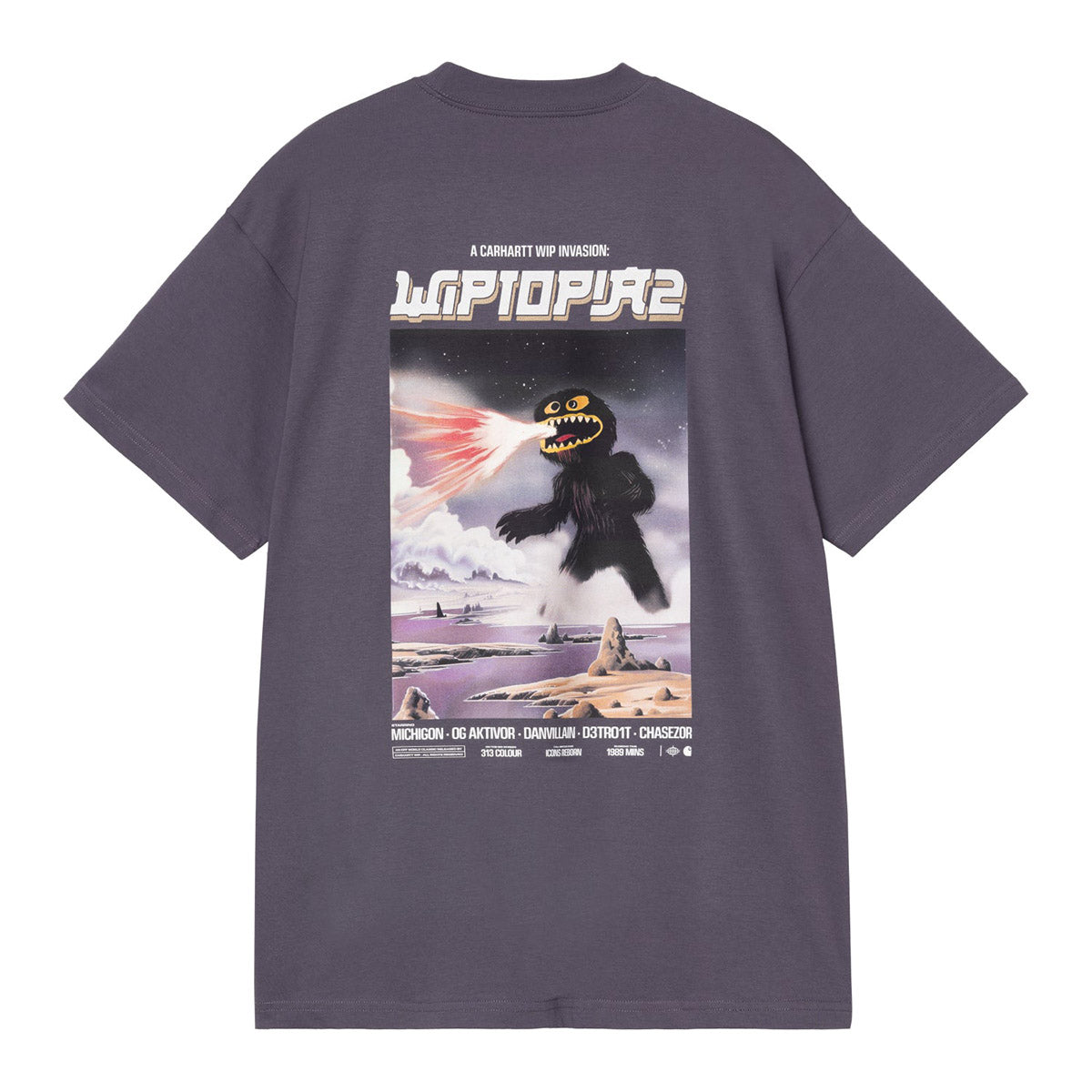 Carhartt WIP S/S WIPTOPIA II T-SHIRT カーハートワークインプログレス ショートスリーブウィプトピアII Tシャツ I037217【メンズ Tシャツ 半袖 コットンジャージー ルーズフィット 26FW】