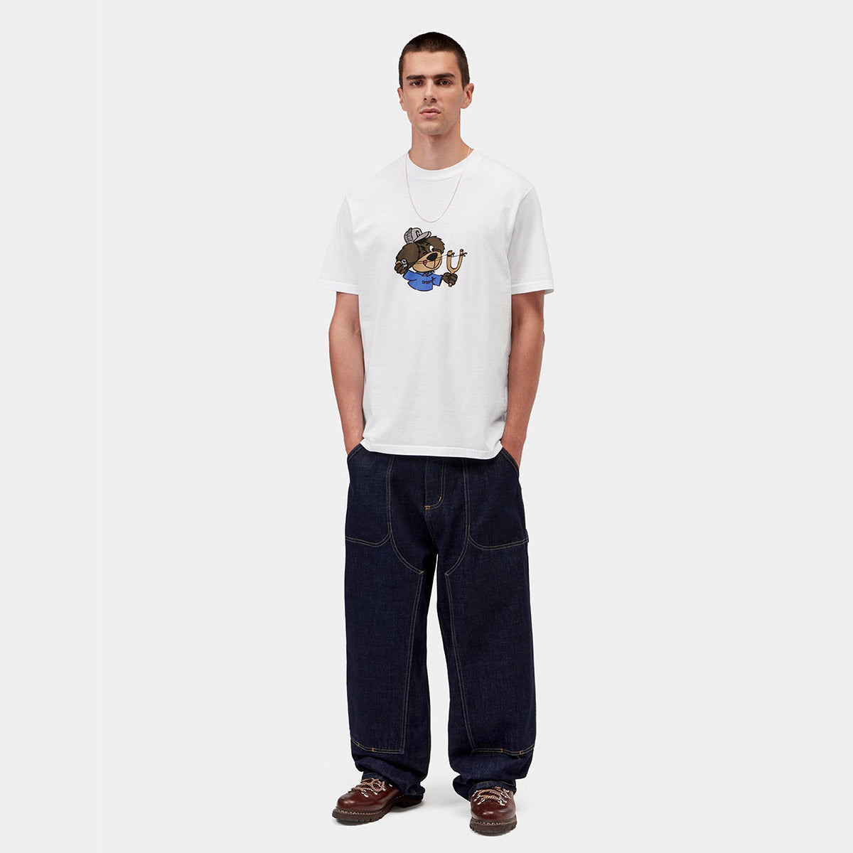 Carhartt WIP S/S SLINGSHOT T-SHIRT カーハートワークインプログレス S/S スリングショット Tシャツ I037232【メンズ 半袖Tシャツ グラフィックTシャツ プリントTシャツ 26FW】