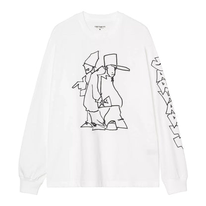 Carhartt WIP L/S Blinkerfluid T-Shirt カーハートワークインプログレス ロングスリーブ ブリンカーフルイド Tシャツ I037238【メンズ ロンT グラフィック カジュアル デイリーユース  26FW】