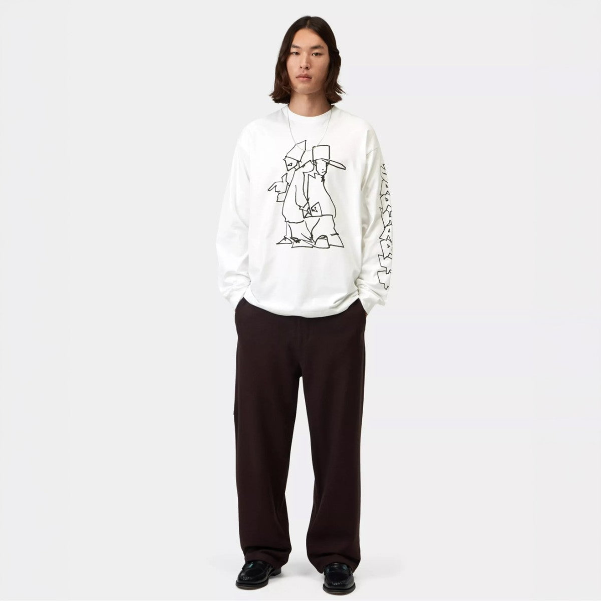 Carhartt WIP L/S Blinkerfluid T-Shirt カーハートワークインプログレス ロングスリーブ ブリンカーフルイド Tシャツ I037238【メンズ ロンT グラフィック カジュアル デイリーユース  26FW】