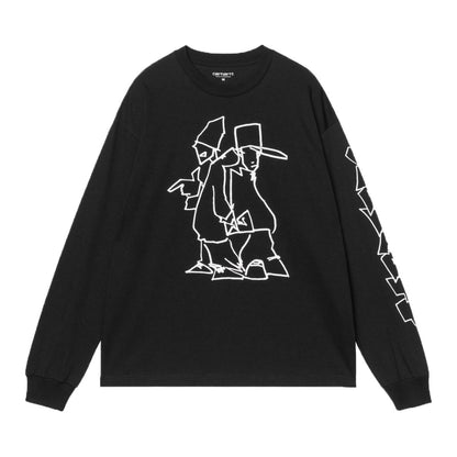 Carhartt WIP L/S Blinkerfluid T-Shirt カーハートワークインプログレス ロングスリーブ ブリンカーフルイド Tシャツ I037238【メンズ ロンT グラフィック カジュアル デイリーユース  26FW】