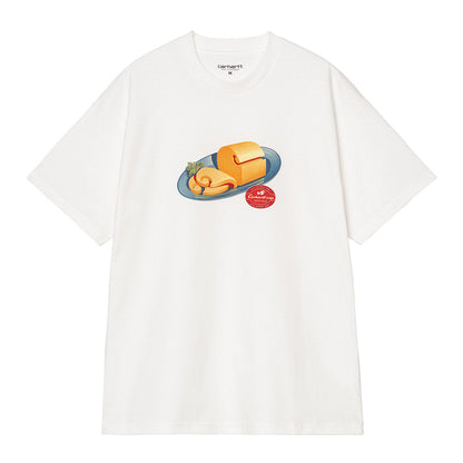 Carhartt WIP S/S FROMAGE T-SHIRT カーハートワークインプログレス S/S フロマージュ Tシャツ I037239【メンズ 半袖Tシャツ グラフィックTシャツ プリントTシャツ 前面プリント 26FW】