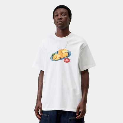 Carhartt WIP S/S FROMAGE T-SHIRT カーハートワークインプログレス S/S フロマージュ Tシャツ I037239【メンズ 半袖Tシャツ グラフィックTシャツ プリントTシャツ 前面プリント 26FW】