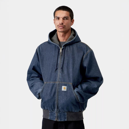 Carhartt WIP OG Active Jacket カーハートワークインプログレス オージー アクティブ ジャケット I037581【メンズ ルーズフィット フード付き デニム素材 カジュアル デイリーユース 26FW】