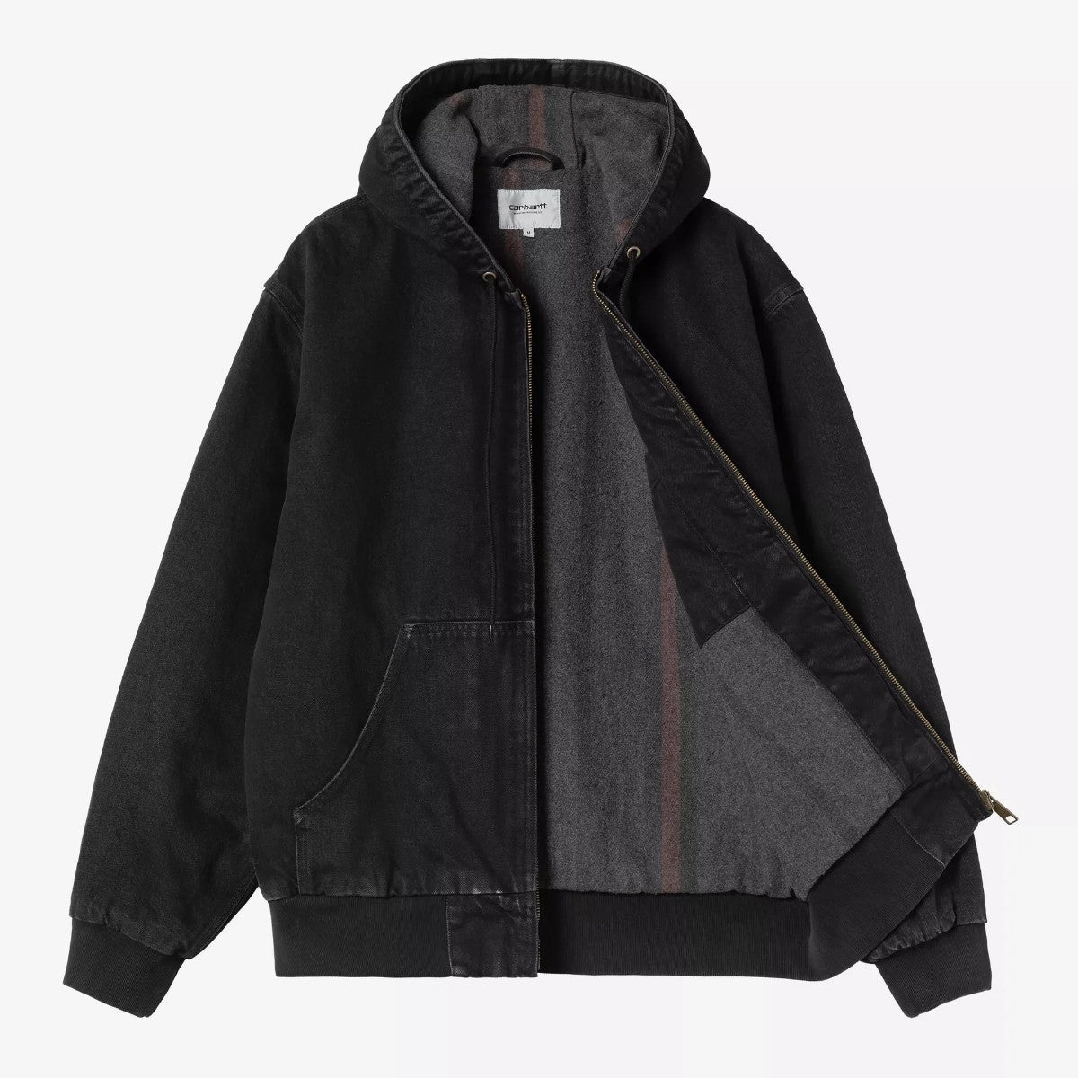 Carhartt WIP OG Active Jacket カーハートワークインプログレス オージー アクティブ ジャケット I037581【メンズ ルーズフィット フード付き デニム素材 カジュアル デイリーユース 26FW】
