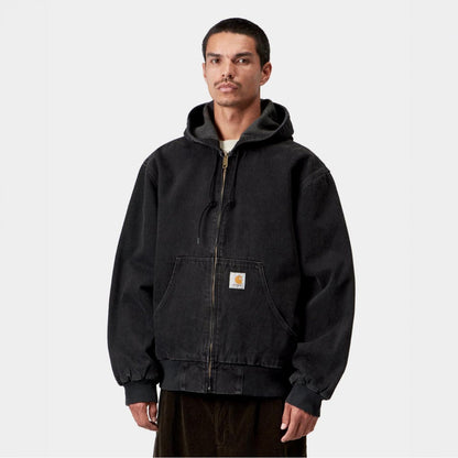 Carhartt WIP OG Active Jacket カーハートワークインプログレス オージー アクティブ ジャケット I037581【メンズ ルーズフィット フード付き デニム素材 カジュアル デイリーユース 26FW】