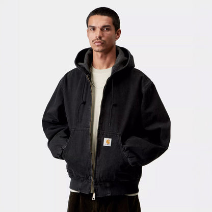Carhartt WIP OG Active Jacket カーハートワークインプログレス オージー アクティブ ジャケット I037581【メンズ ルーズフィット フード付き デニム素材 カジュアル デイリーユース 26FW】